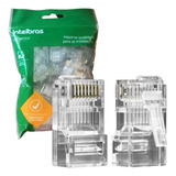 Conector Rj45 Cat6 50un