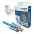 Conector Rj45 Macho Cat6/cat5e Pra Cabo De Rede Vazado 100un