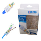 Conector Rj45 Vazado Pacote
