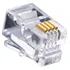 Conector Rj9 Telefonia 4x4 Pacote 50 Pçs Headset Monofone
