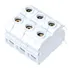 Conector Triplo Para Emendar Fios De Chuveiro Zagonel 50a Cor Branco 110v 220v