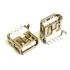 Conector Usb Fêmea 90 Graus  P/ Pcs, Caixa De Som Kit 10pçs