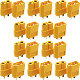 Conector Xt60 Rc Plugue Macho E Fêmea Para Bateria 10 Pares