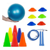 Cones Pratos Corda Pular