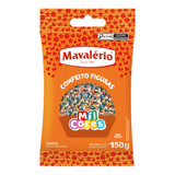 Confeito Estrelinhas Mil Cores Coloridas 150g Mavalério Bolo