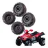 Conj 4 Rodas Quadriciclo Polaris Carrinho Eletrico Pegperego