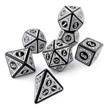 Conj  De Dados   Runas Em Alto Relevo   Rpg