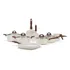 Conj De Panelas 8 Peças Ceramic Life Smart Plus Vanilla   Brinox