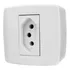 Conjunto 1 Tomada De Sobrepor 20a 250v Box Slim Ilumi 84141