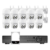 Conjunto 10 Cameras Ip