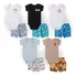 Conjunto 10 Peças Body Shorts Manguinha Bebe Tipo Carters