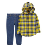 Conjunto 2pc Camisa Xadrez
