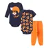 Conjunto 3 Peças Body Calça Blusa Neutro Bebe Tipo Carters