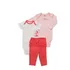 Conjunto 3 Pecas Body Manga Longa + Curta + Calca Carters Fr