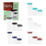 Conjunto 3 Potes Hermeticos