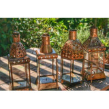 Conjunto 4 Lanternas Marroquina