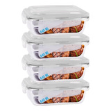 Conjunto 4 Potes 640ml