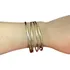 Conjunto 5 Argolas Braceletes  Moeda Antiga Prermium Origina