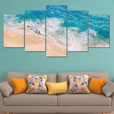 Conjunto 5 Quadros Mar