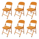 Conjunto 6 Cadeira Dobravel