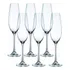 Conjunto 6 Taças Cristal P  Champanhe Columba 260ml   Wolff