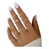Conjunto 9 Aneis Simples