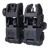 Conjunto Alça E Massa De Mira Magpul Flip Para Airsoft