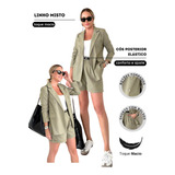 Conjunto Alfaiataria De Linho