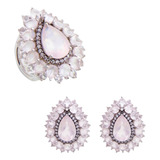 Conjunto Anel Brinco Feminino