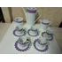 Conjunto Antigo De Porcelana Real P/ Cafezinho 8 Peças