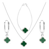 Conjunto Argola Colar Brinco