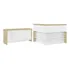 Conjunto Balcão Recepção E Balcão 2 Pta 3 Gav A06 Olmo bco