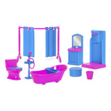 Conjunto Banheiro Brinquedo Playset