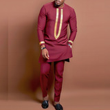  Conjunto Bata/ Calça Masculina Longa Moda Africana Moddanes
