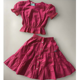 Conjunto Bata E Saia