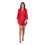 Conjunto Bata Feminina Manga