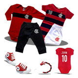 Conjunto Bebe Flamengo Personalizado
