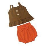 Conjunto Bebe Menina Blusa