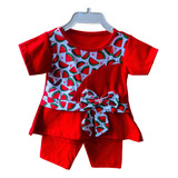 Conjunto Bebe Menina Com