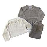Conjunto Bebe Menino Cinza