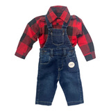 Conjunto Bebe Menino Jardineira