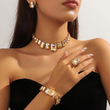 Conjunto Bijuteria Festa Anel