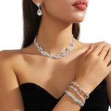 Conjunto Bijuteria Festa Pedraria