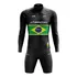 Conjunto Bike Camisa Masculina Manga Longa + Bermuda De Gel