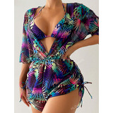 Conjunto Biquini Feminino Com