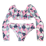Conjunto Biquini Infantil Manga