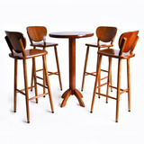 Conjunto Bistro Mesa Red