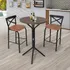 Conjunto Bistrô Tampo 0 65m Redondo Com 2 Banquetas Fgwt