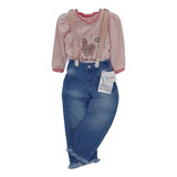 Conjunto Blusa Bordado Suspensorio