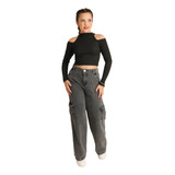 Conjunto Blusa Cropped E